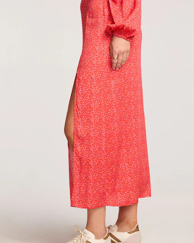 SALTWATER LUXE NARISSA SKIRT - VINTAGE RED