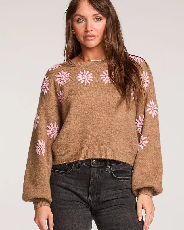 SALTWATER LUXE MIMI SWEATER - CHAI