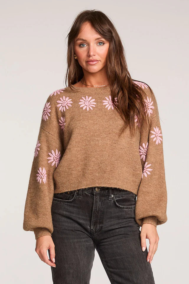 SALTWATER LUXE MIMI SWEATER - CHAI
