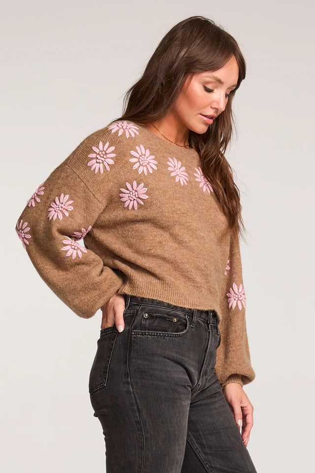 SALTWATER LUXE MIMI SWEATER - CHAI
