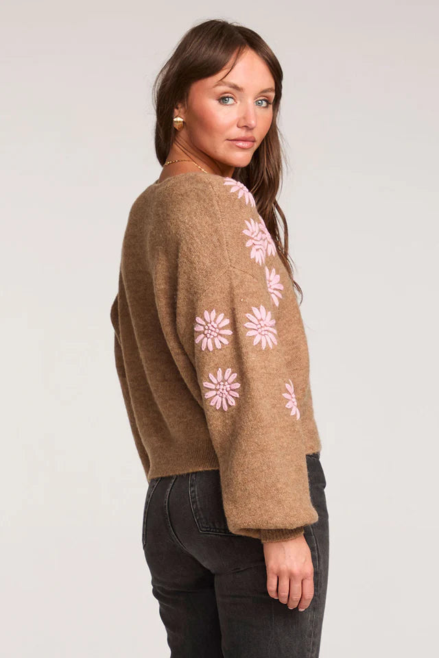 SALTWATER LUXE MIMI SWEATER - CHAI