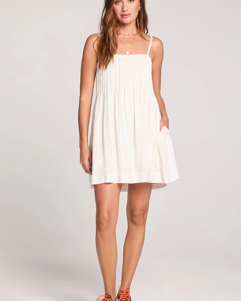 SALTWATER LUXE AUGUSTINA MINI DRESS - SALT