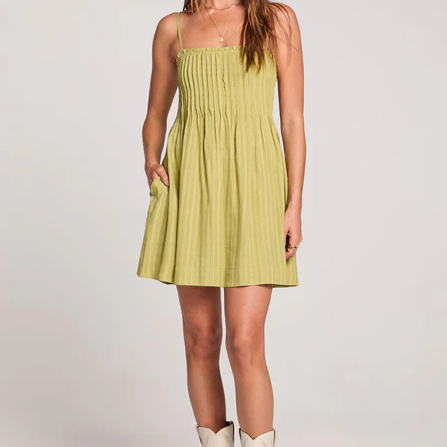 SALTWATER LUXE AUGUSTINA MINI DRESS - WILLOW