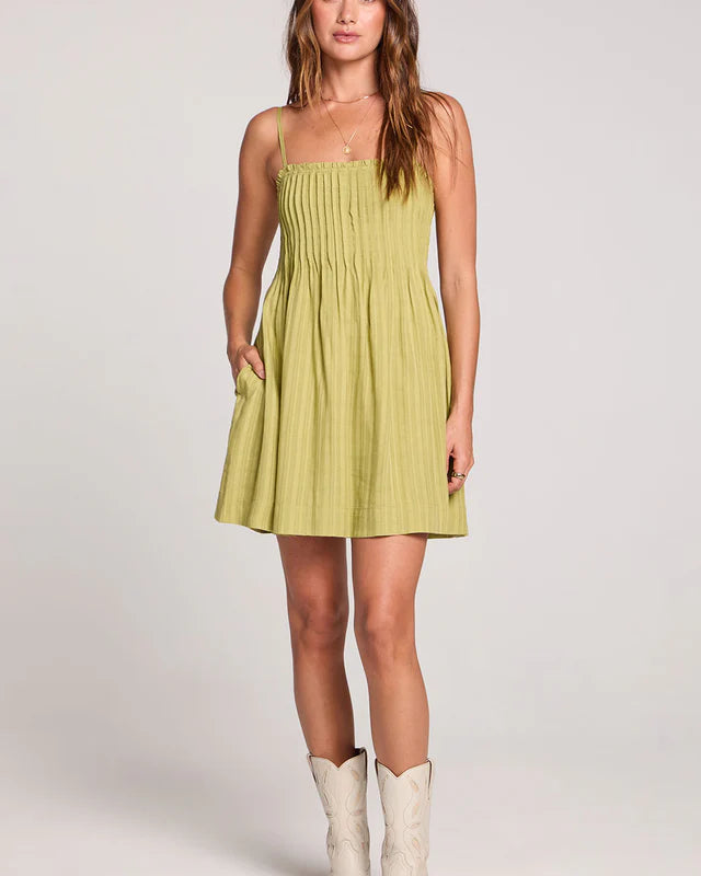 SALTWATER LUXE AUGUSTINA MINI DRESS - WILLOW