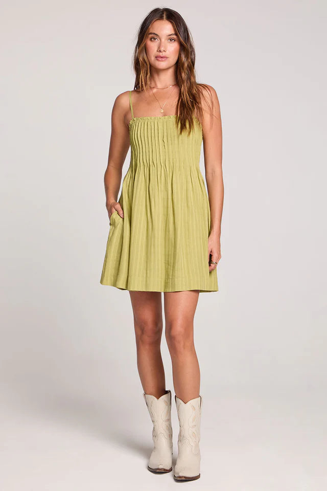 SALTWATER LUXE AUGUSTINA MINI DRESS - WILLOW