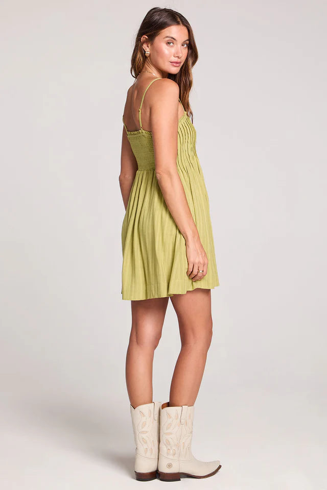 SALTWATER LUXE AUGUSTINA MINI DRESS - WILLOW
