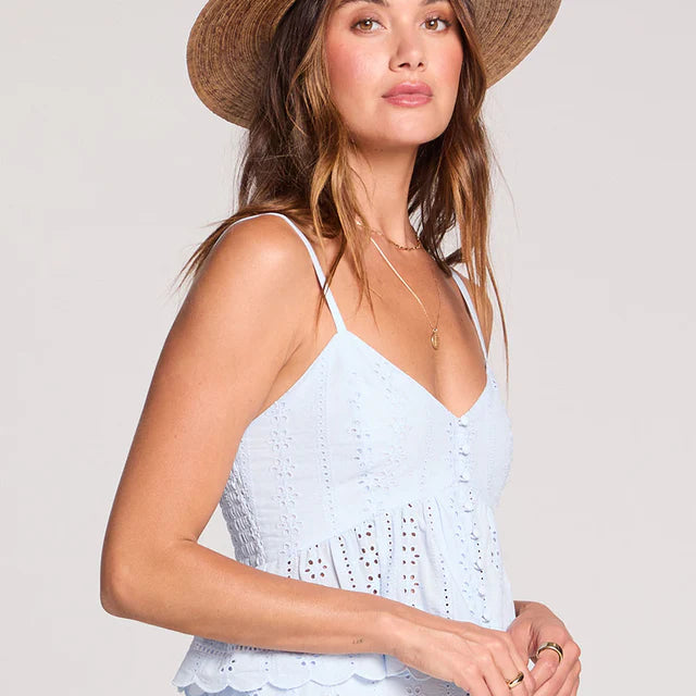 SALTWATER LUXE DAWESON TANK - SKY BLUE