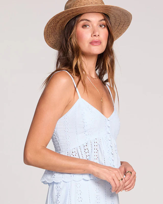 SALTWATER LUXE DAWESON TANK - SKY BLUE