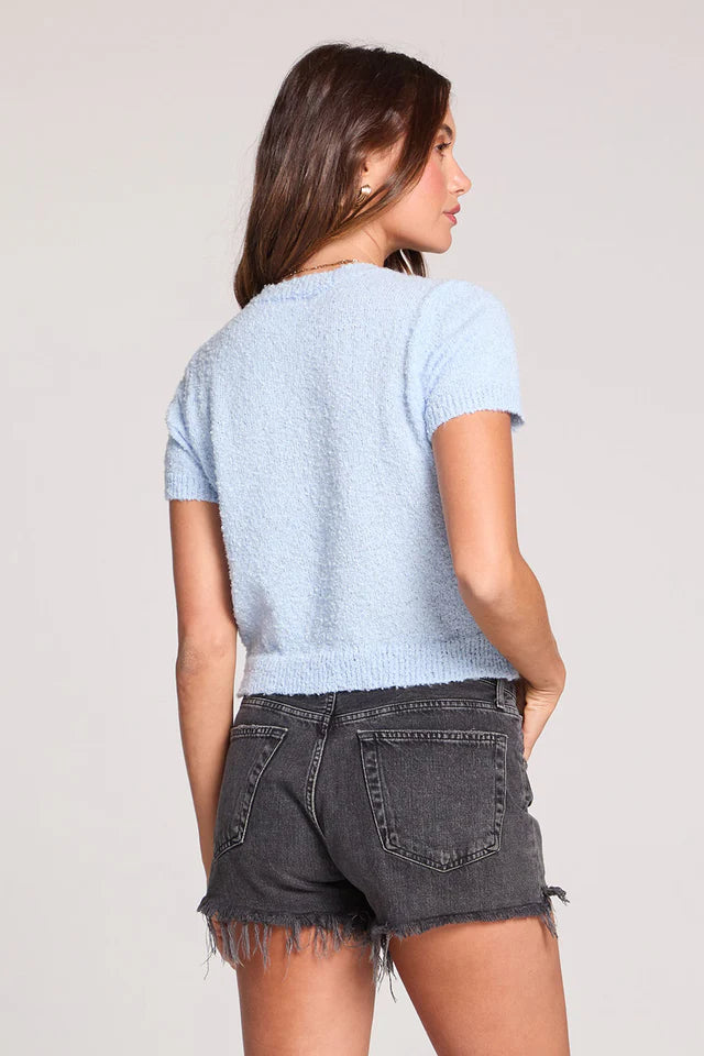 SALTWATER LUXE ROWANN SWEATER - DUSTY BLUE