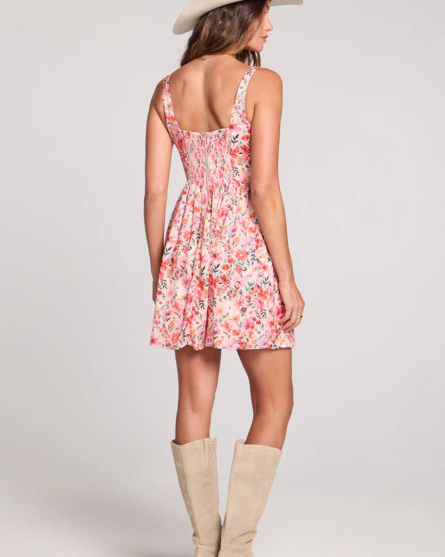 SALTWATER LUXE IRRA MINI DRESS - MULTI