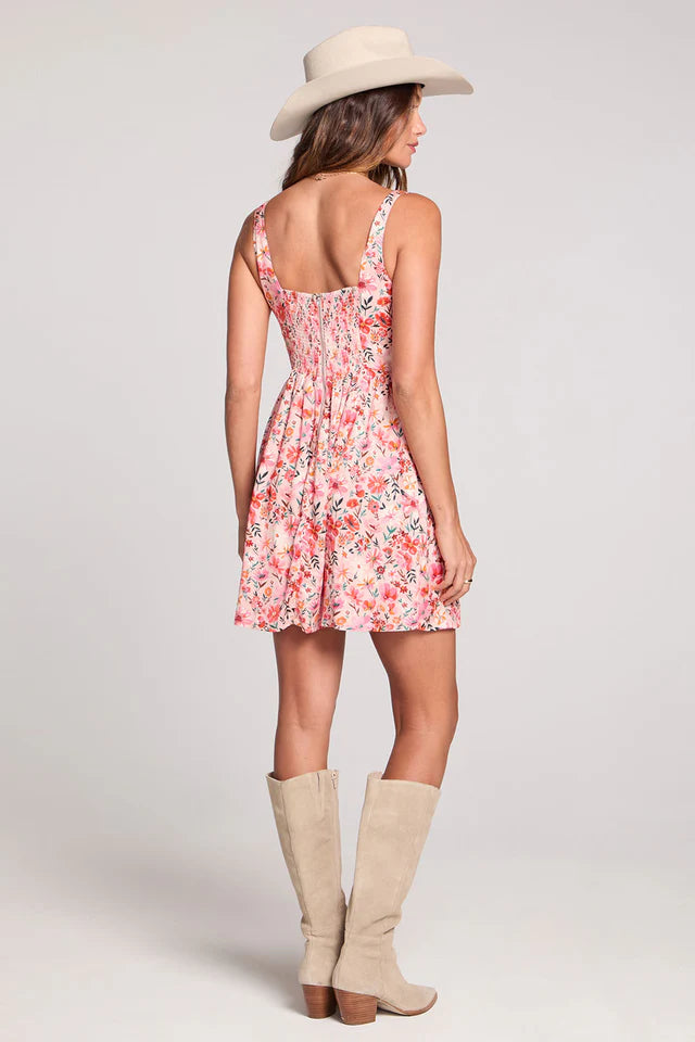 SALTWATER LUXE IRRA MINI DRESS - MULTI