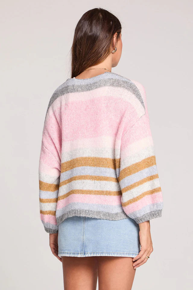 SALTWATER LUXE KIAH SWEATER - MULTI