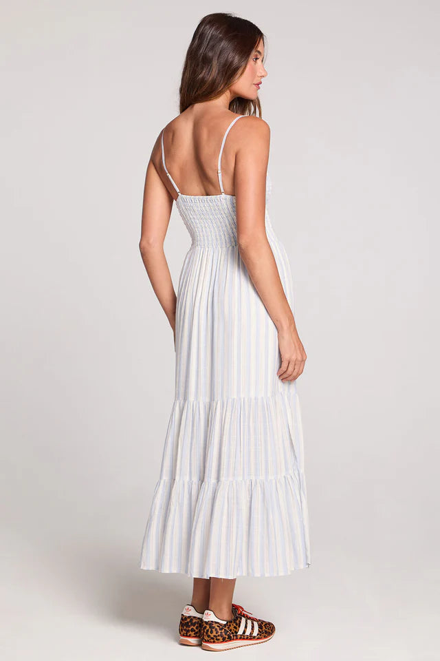 SALTWATER LUXE LEON MIDI DRESS - CLOUD BLUE