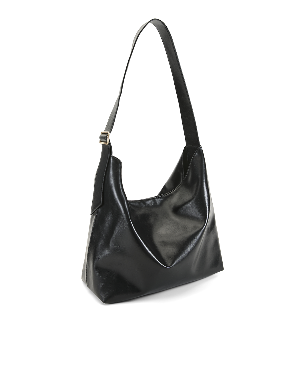 BILLINI SISA LARGE SHOULDER BAG - BLACK SHINE