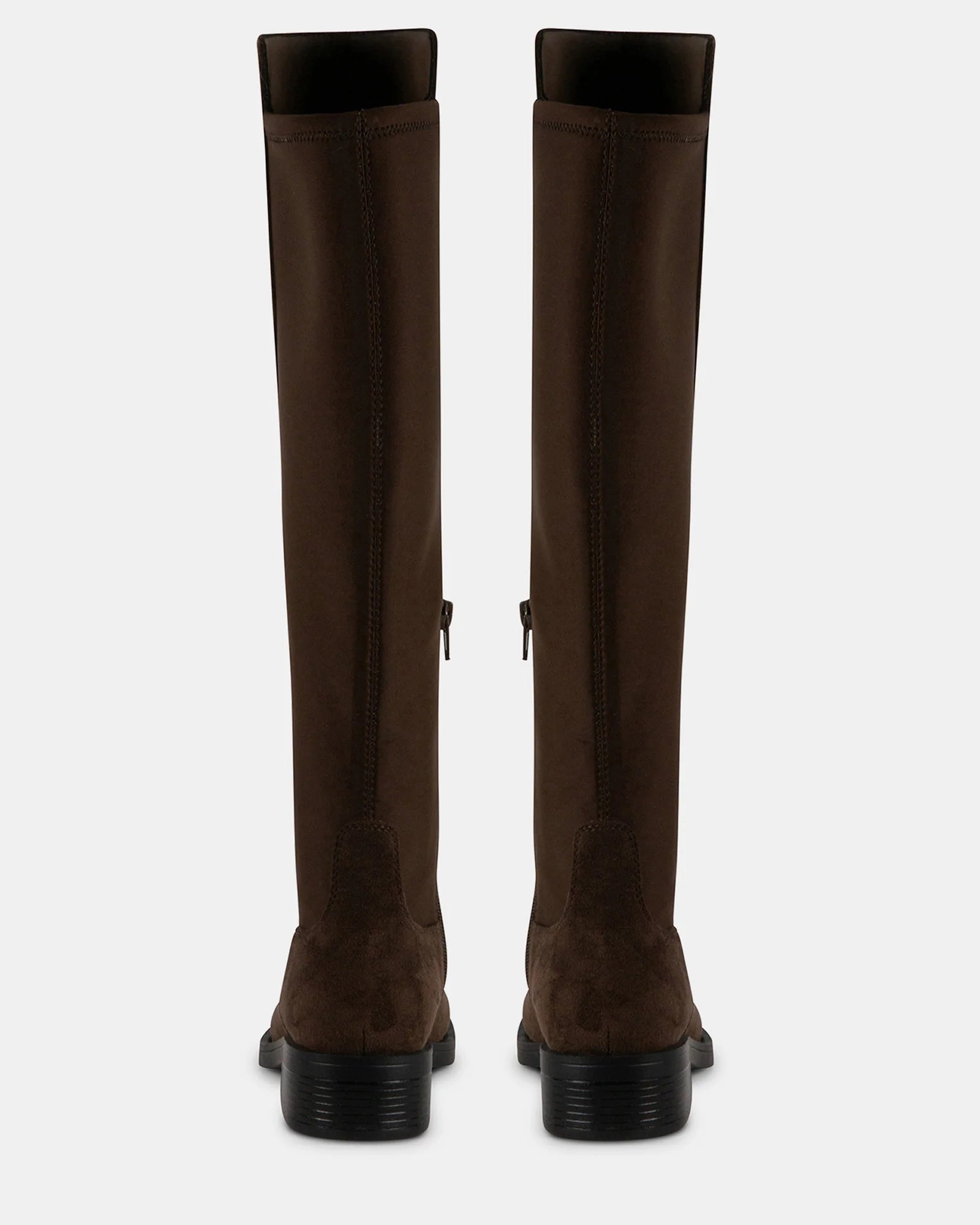 STEVE MADDEN PALADIUM ZIP UP BOOT - BROWN