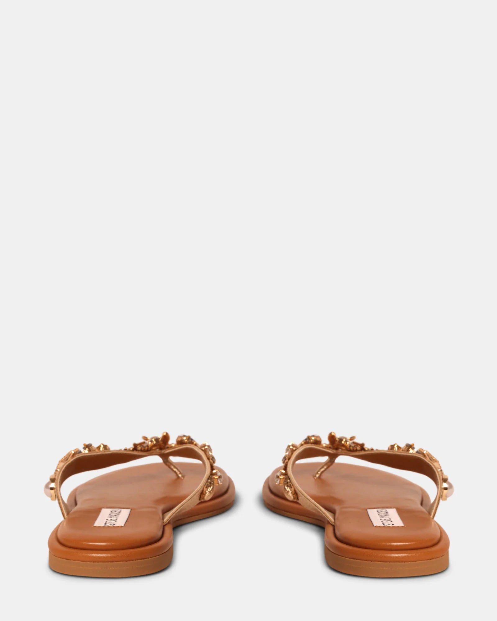 STEVE MADDEN PLAYTIME FLIP FLOP SANDALS - GOLD