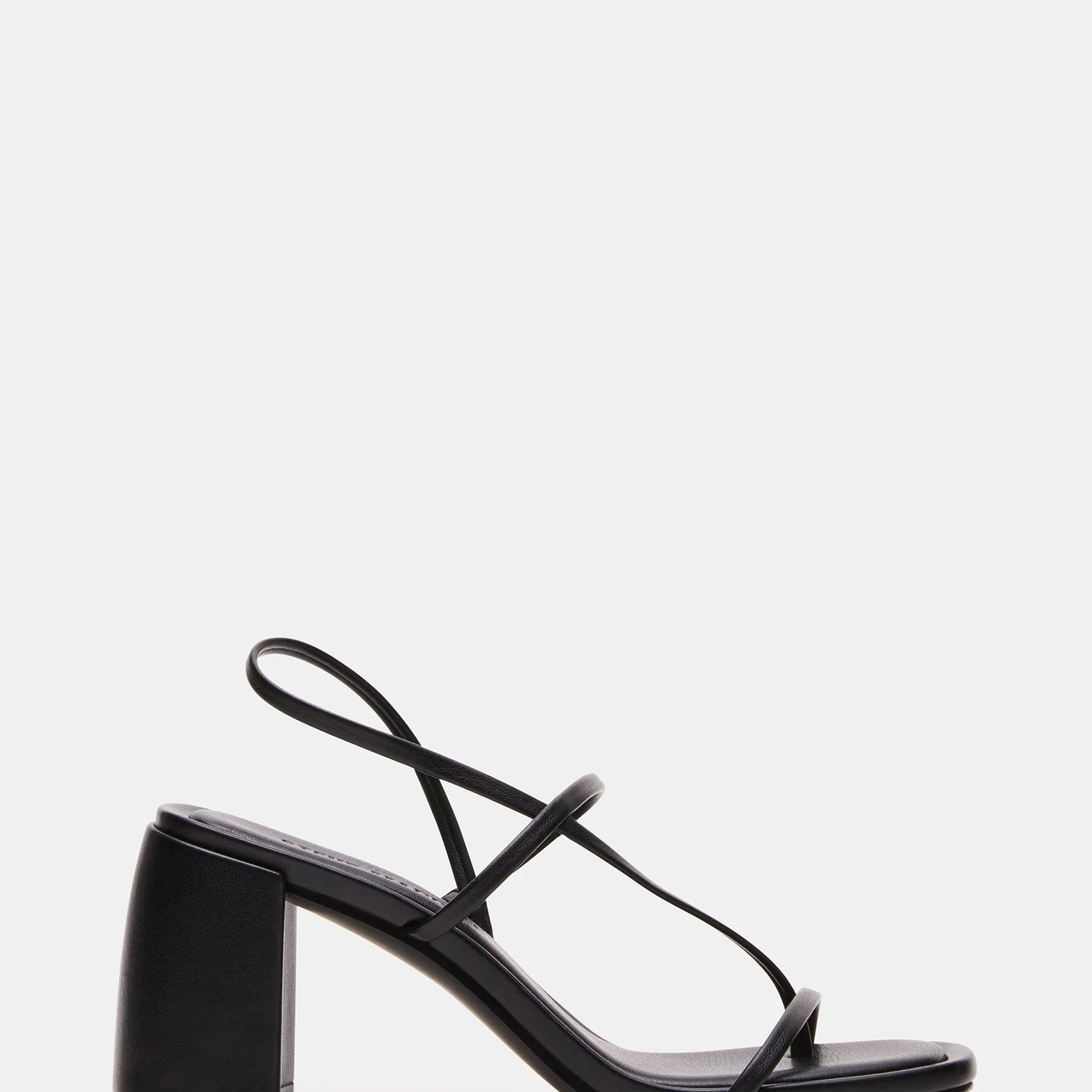 STEVE MADDEN DIORA HEEL SANDAL - BLACK