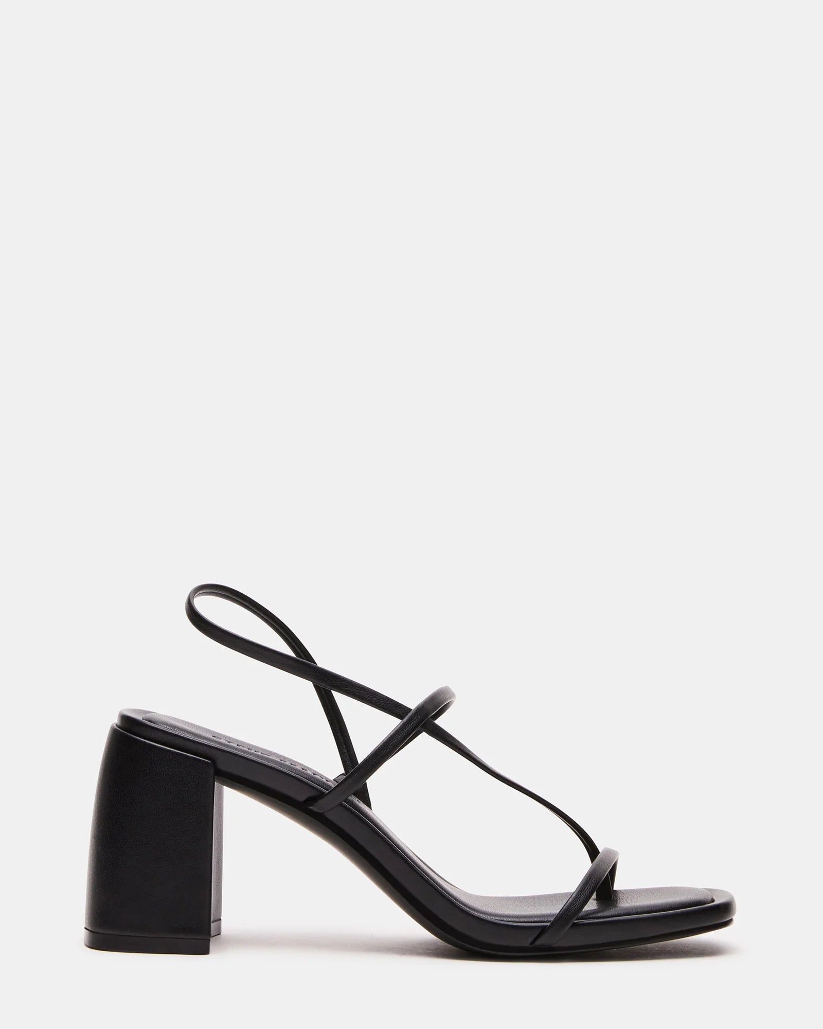 STEVE MADDEN DIORA HEEL SANDAL - BLACK