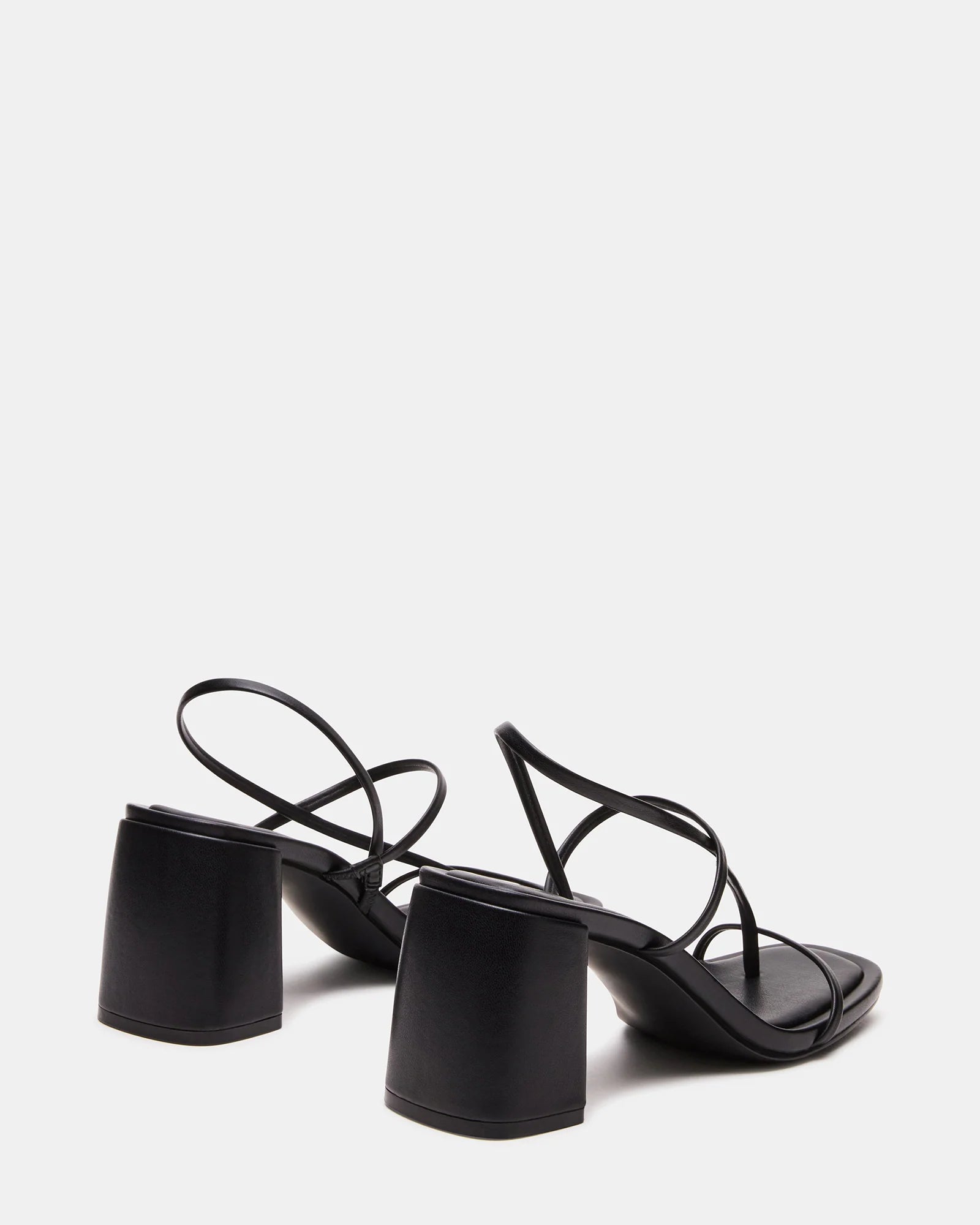 STEVE MADDEN DIORA HEEL SANDAL - BLACK
