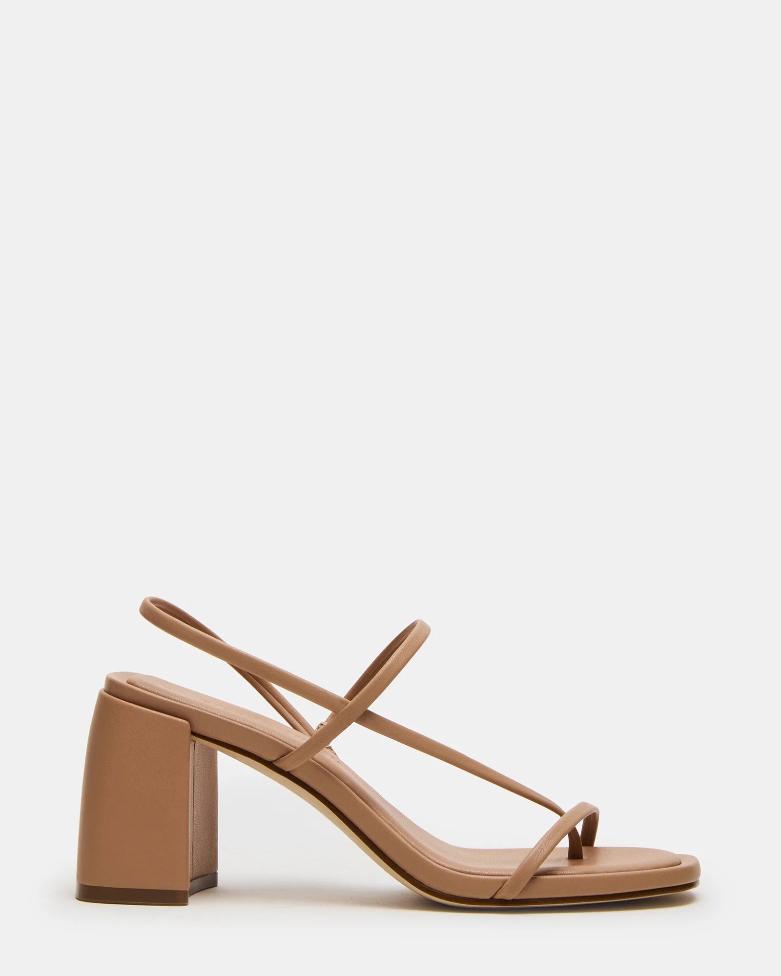 STEVE MADDEN DIORA HEEL SANDAL - NATURAL