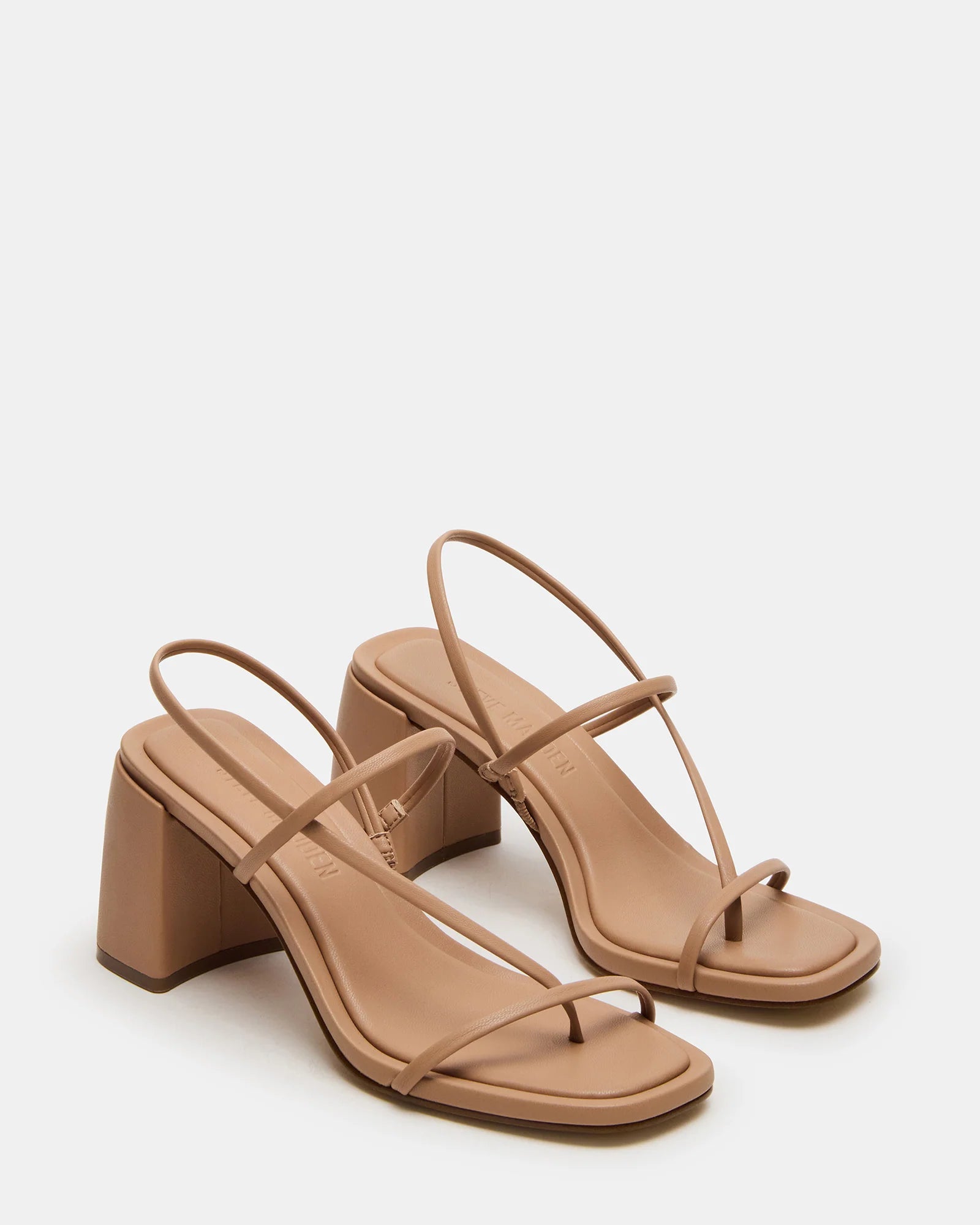 STEVE MADDEN DIORA HEEL SANDAL - NATURAL