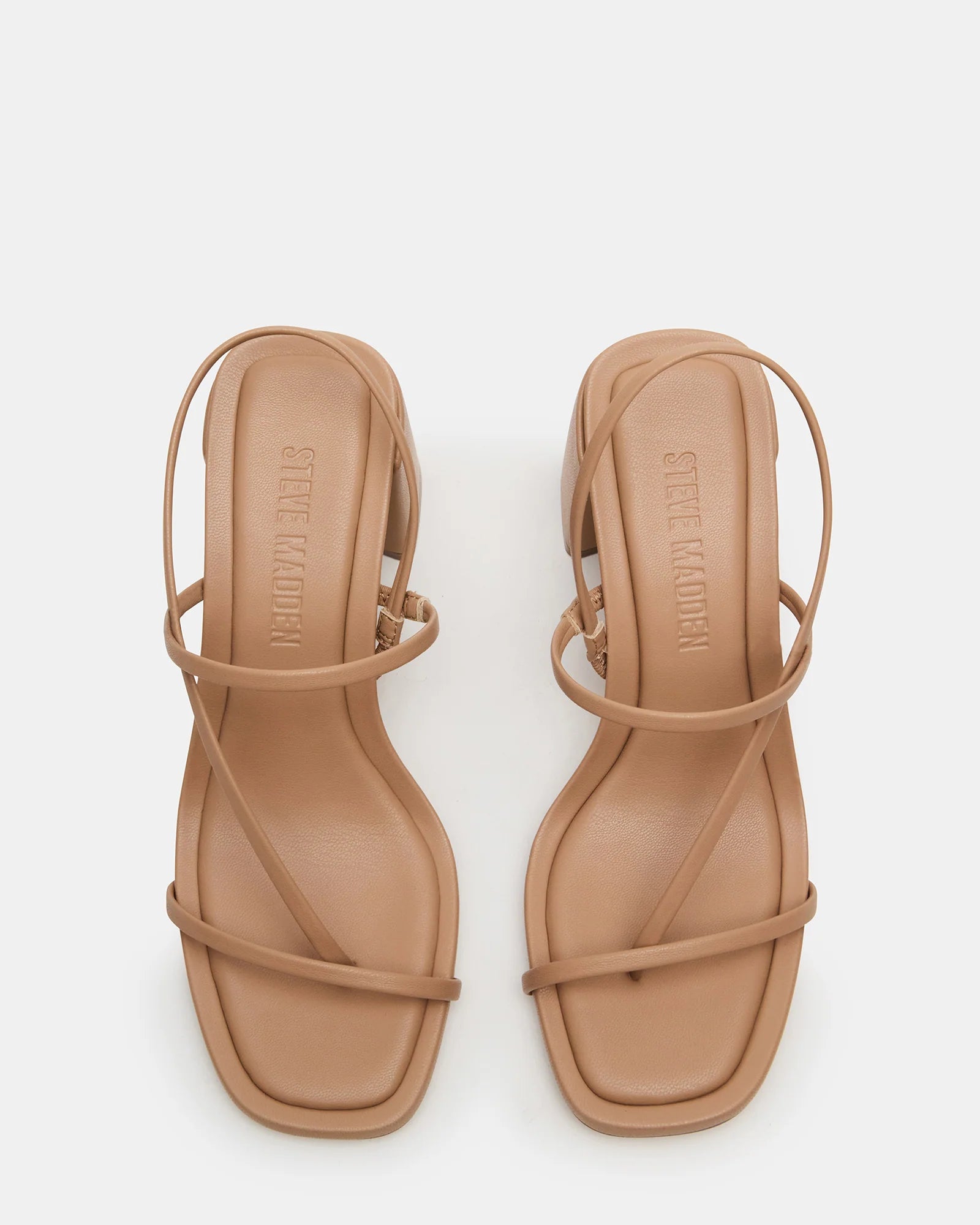 STEVE MADDEN DIORA HEEL SANDAL - NATURAL
