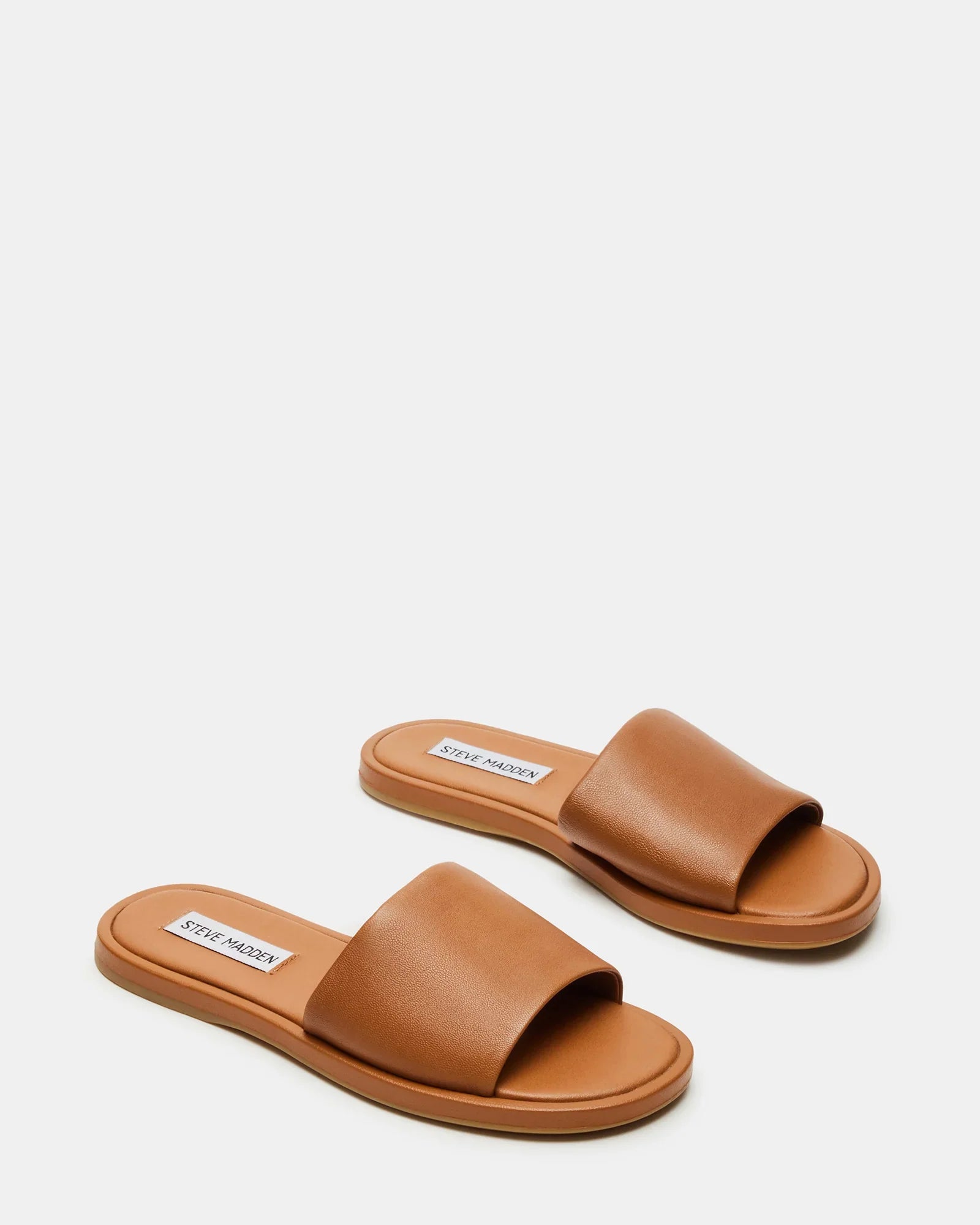 STEVE MADDEN KAYA SLIDES - BROWN