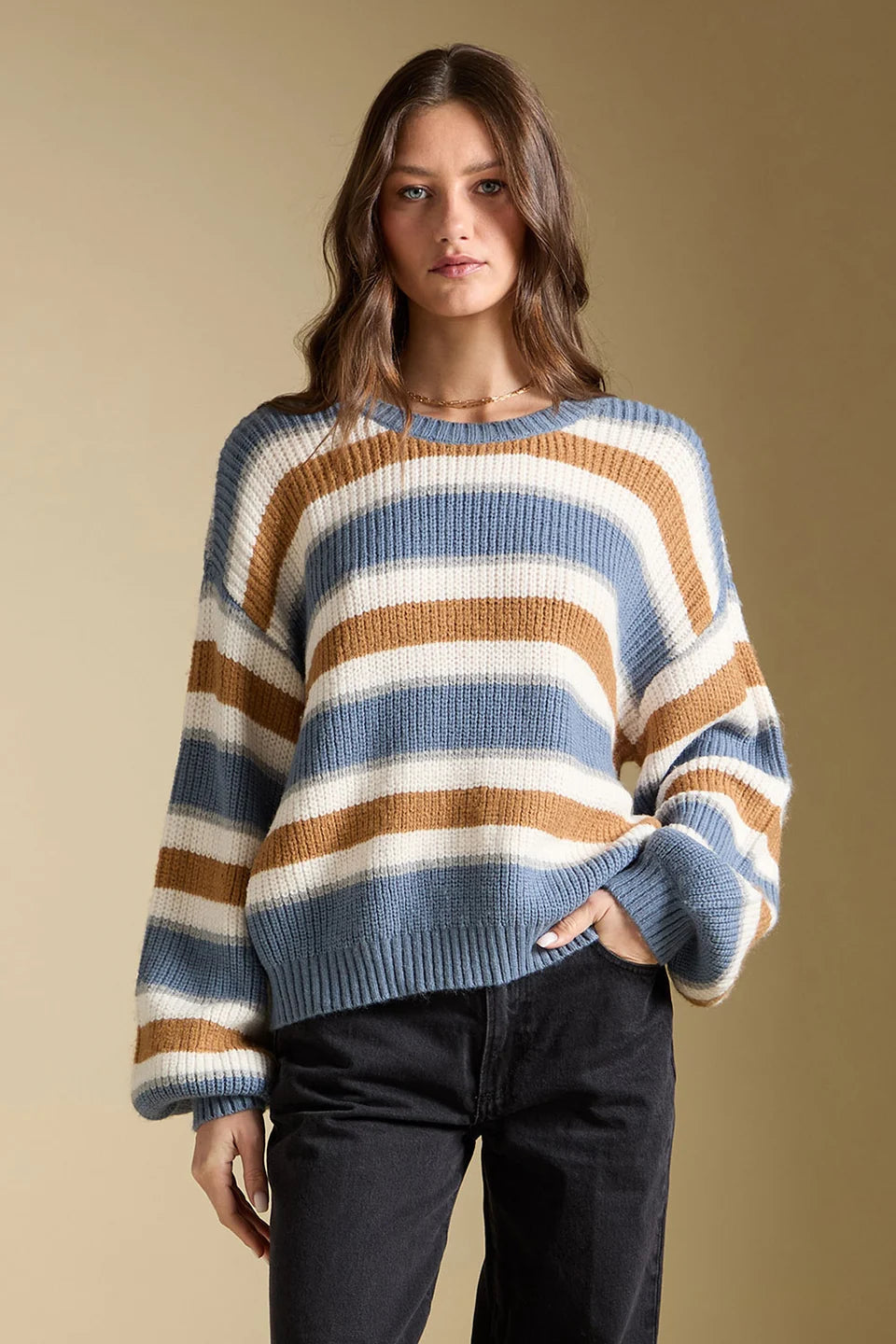 SALTWATER LUXE MIMI SWEATER - INDIGO