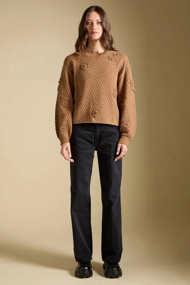 *PRE ORDER* SALTWATER LUXE AVEN SWEATER - CAMEL