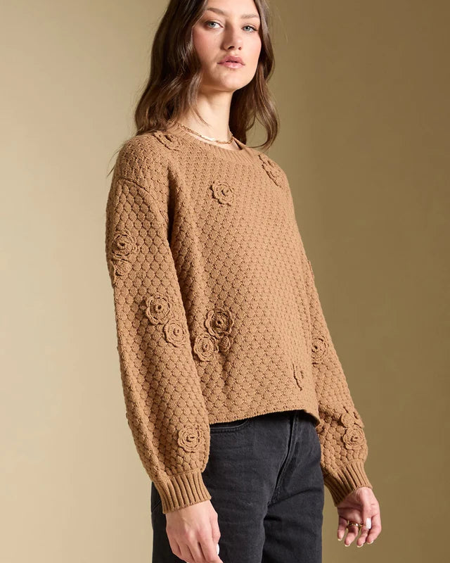*PRE ORDER* SALTWATER LUXE AVEN SWEATER - CAMEL