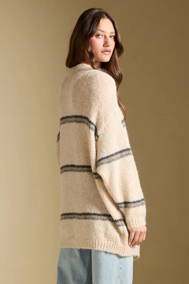 SALTWATER LUXE BIRDY CARDIGAN - NATURAL