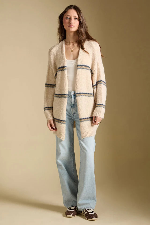 SALTWATER LUXE BIRDY CARDIGAN - NATURAL