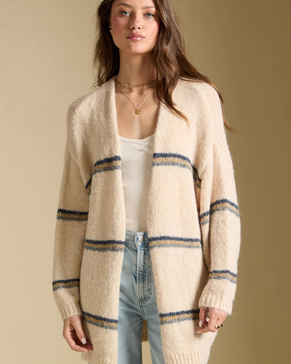SALTWATER LUXE BIRDY CARDIGAN - NATURAL