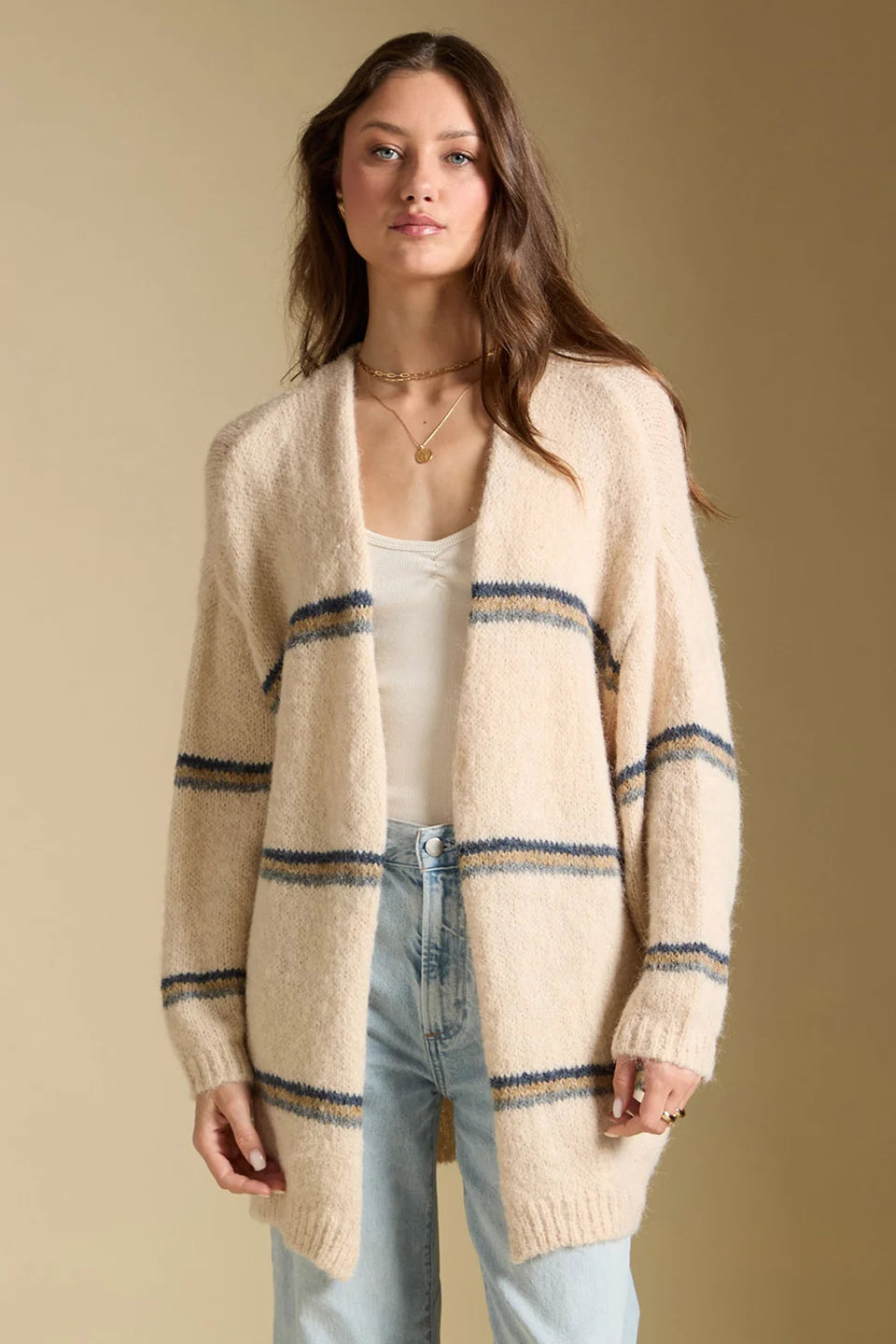 SALTWATER LUXE BIRDY CARDIGAN - NATURAL