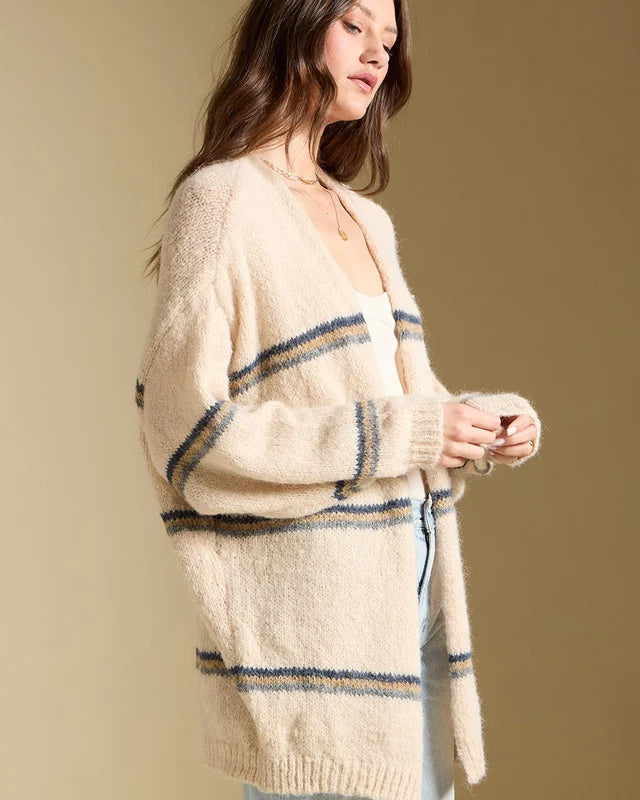 SALTWATER LUXE BIRDY CARDIGAN - NATURAL