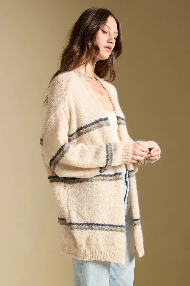 SALTWATER LUXE BIRDY CARDIGAN - NATURAL