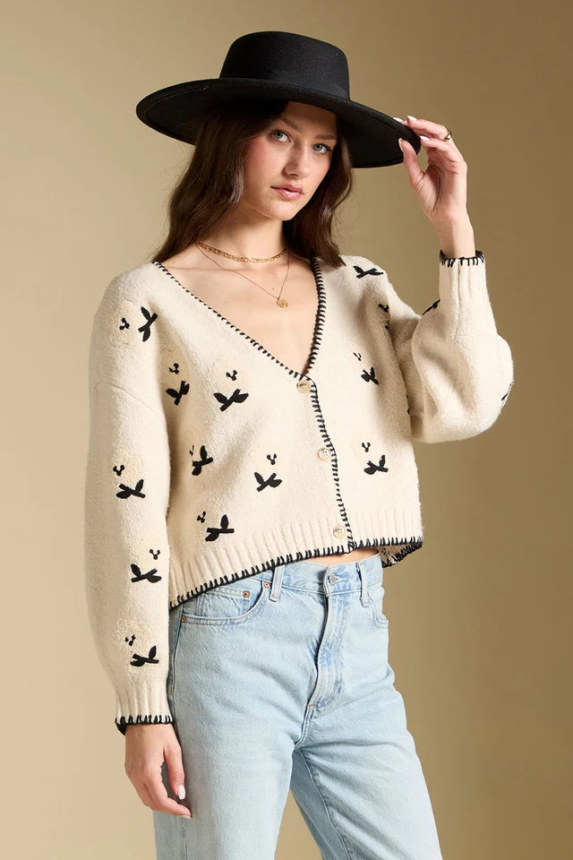 SALTWATER LUXE FIORRA CARDIGAN - NATURAL