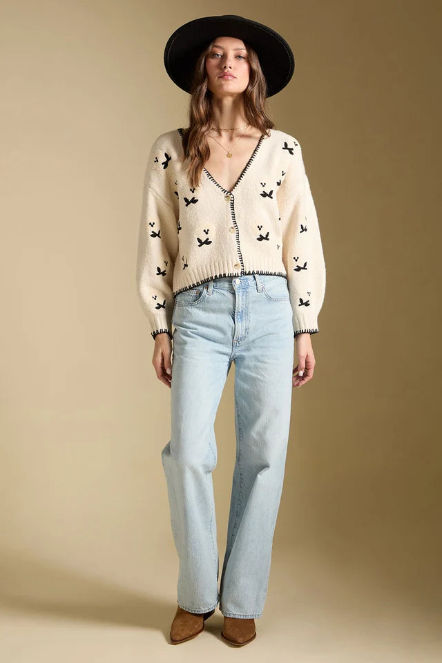 SALTWATER LUXE FIORRA CARDIGAN - NATURAL