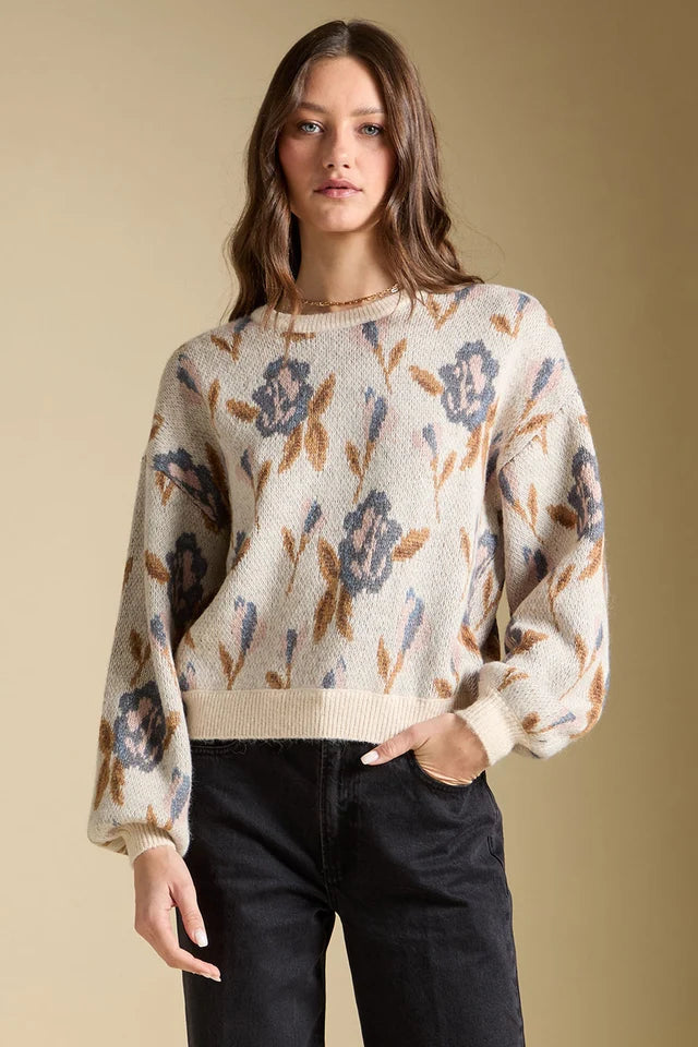 SALTWATER LUXE RONNIE SWEATER - NATURAL