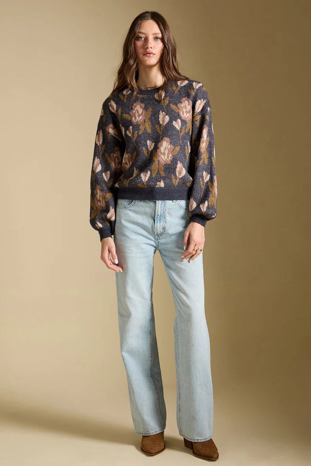 SALTWATER LUXE RONNIE SWEATER - NAVY
