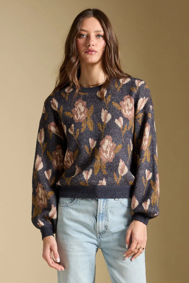 SALTWATER LUXE RONNIE SWEATER - NAVY