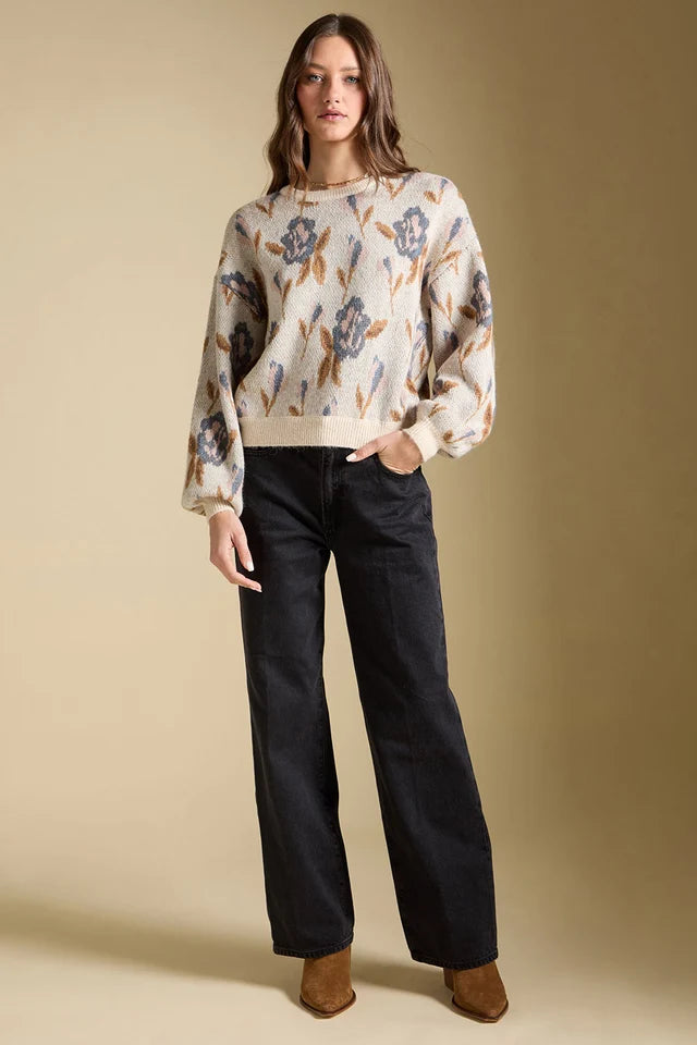 SALTWATER LUXE RONNIE SWEATER - NATURAL