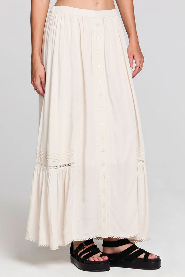 SALTWATER LUXE SELAH MIDI SKIRT - SALT