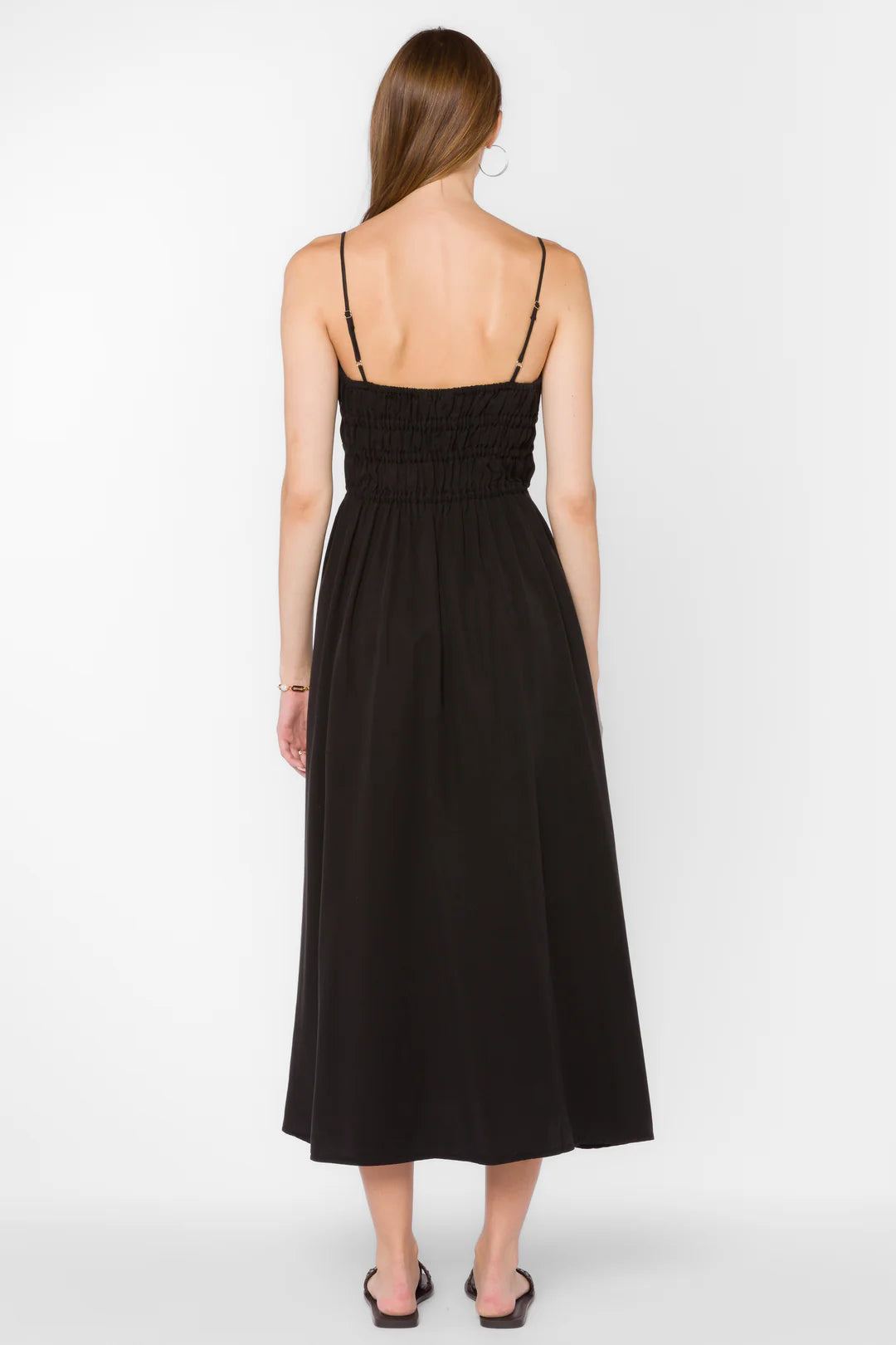 VELVET HEART TANELLA MIDI DRESS - BLACK