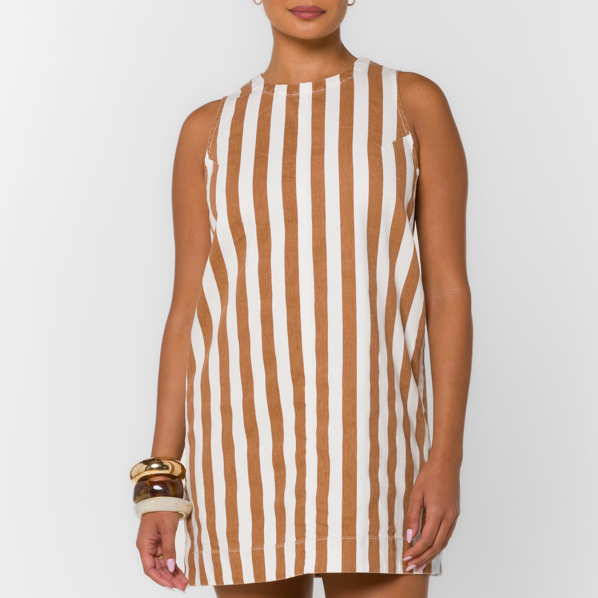 VELVET HEART TREASURE SHIFT DRESS - DESERT TAUPE