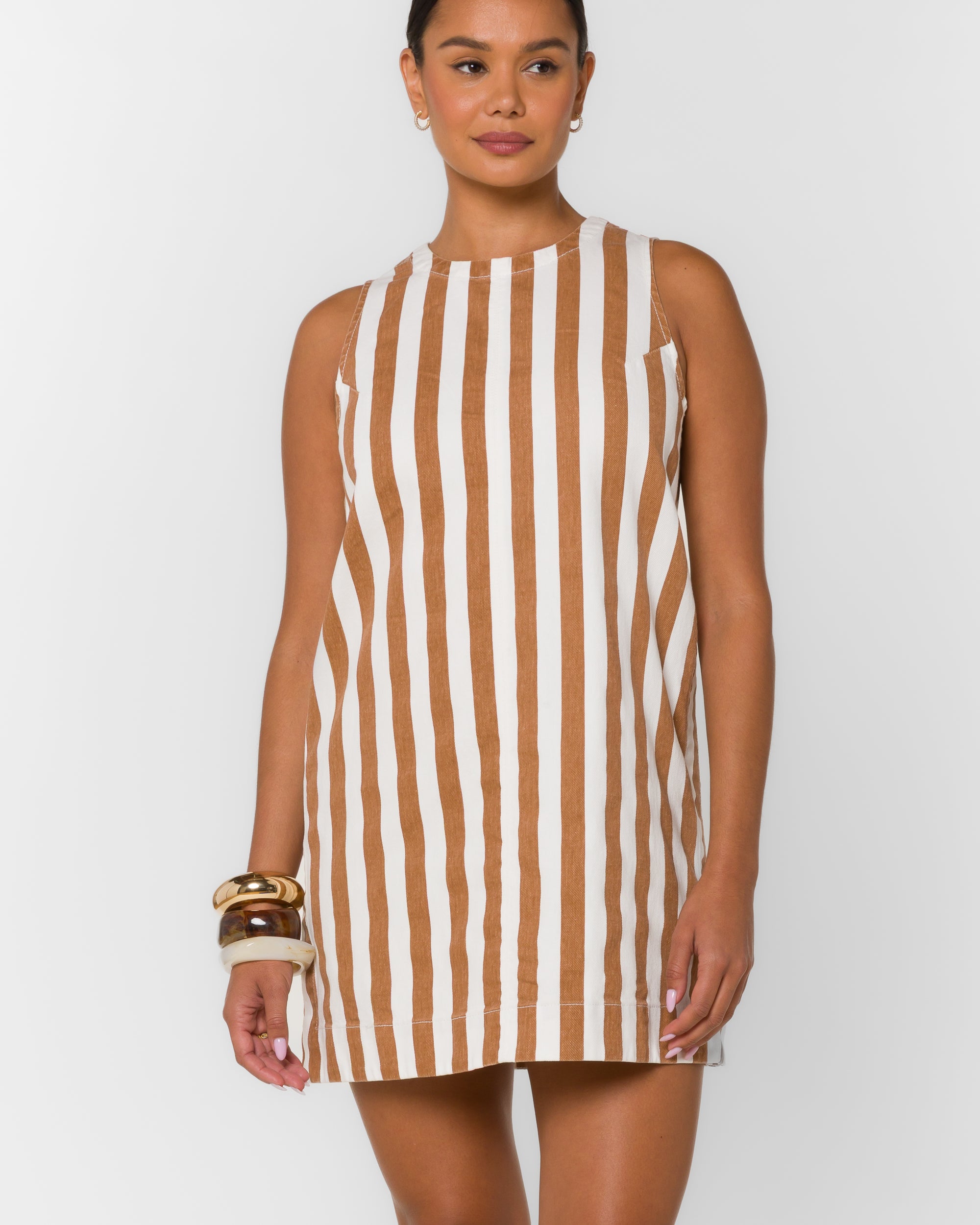 VELVET HEART TREASURE SHIFT DRESS - DESERT TAUPE