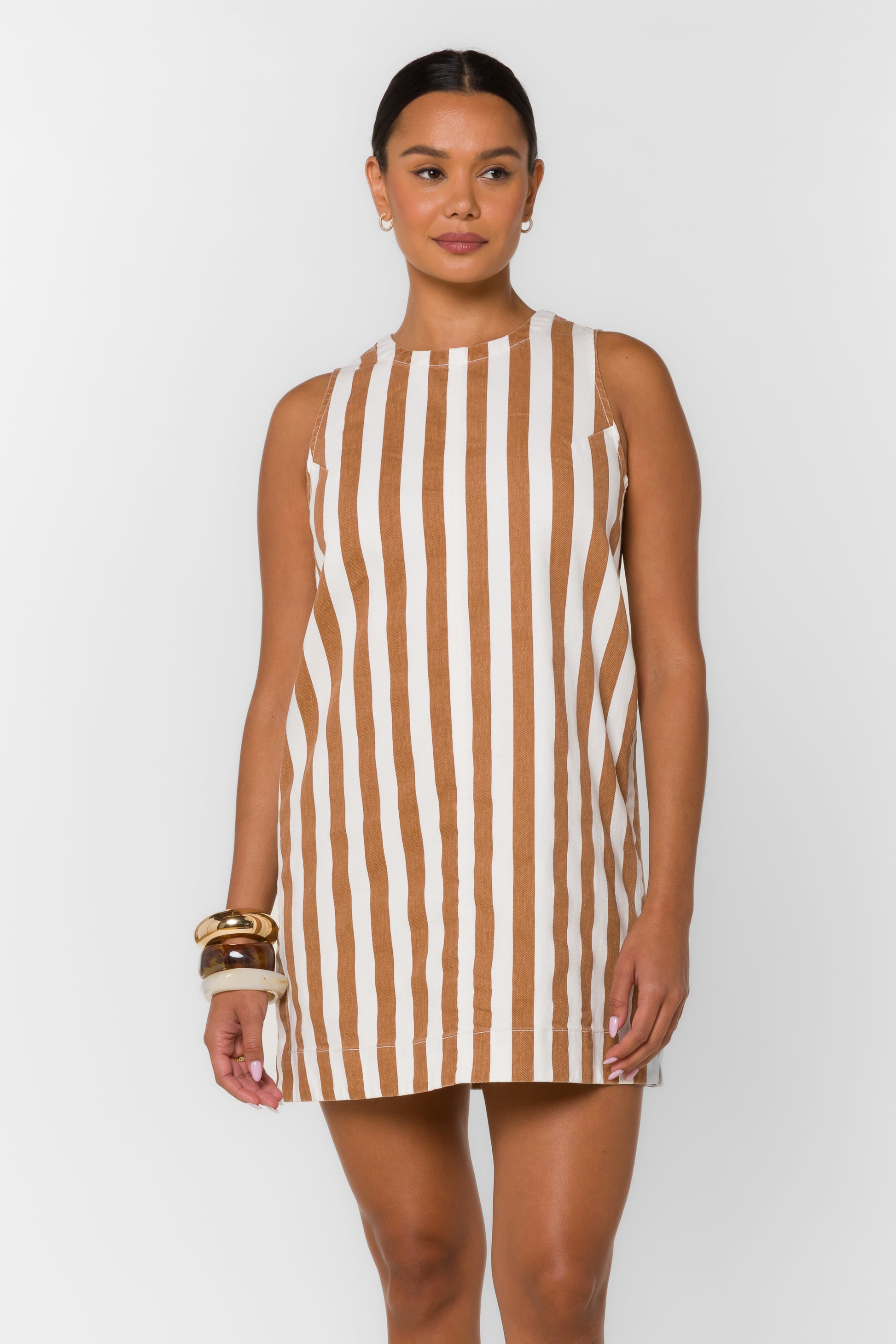 VELVET HEART TREASURE SHIFT DRESS - DESERT TAUPE