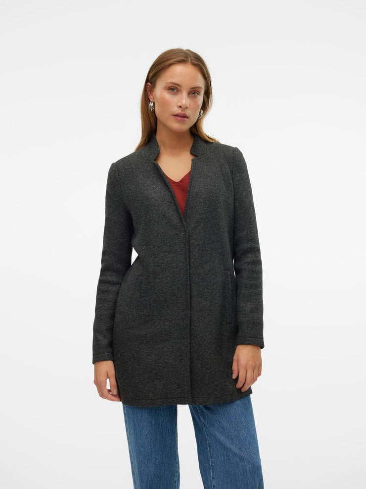 KATRINE JACKET - DARK GREY MELANGE