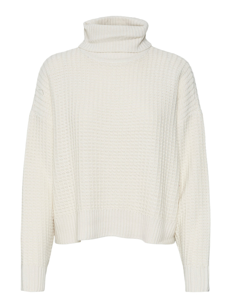 MEGA ROLLNECK PULLOVER - BIRCH - LAST SIZE M