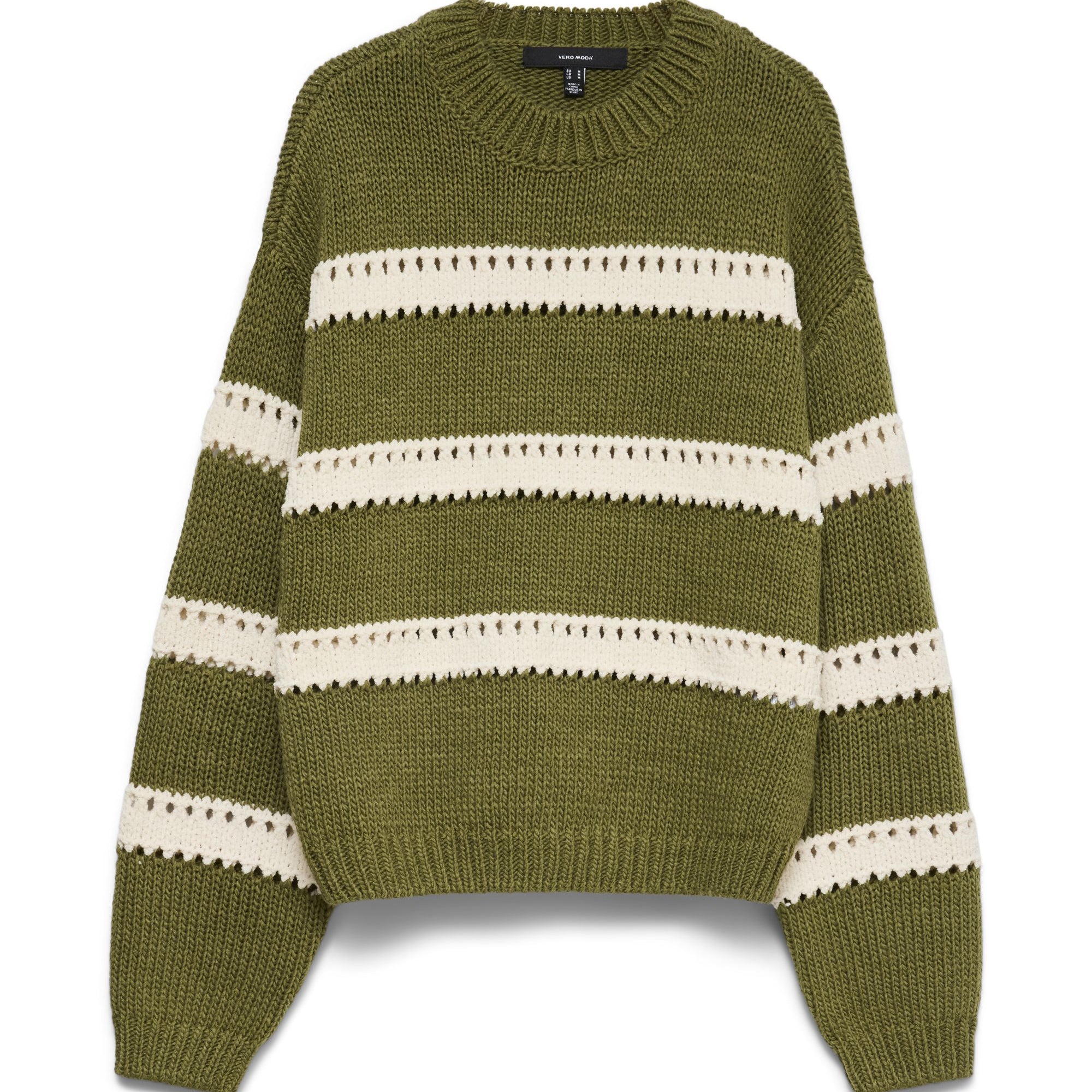 VM LILLOAN O NECK PULLOVER - SPHAGNUM